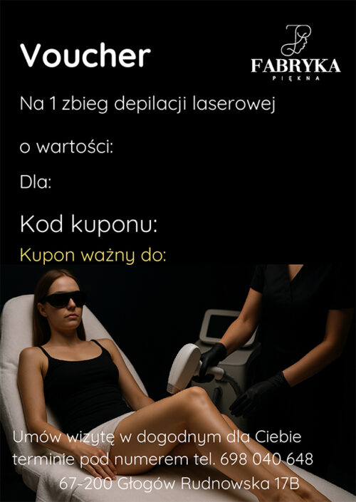 depilacja 1 zabieg depilacja laserowa
